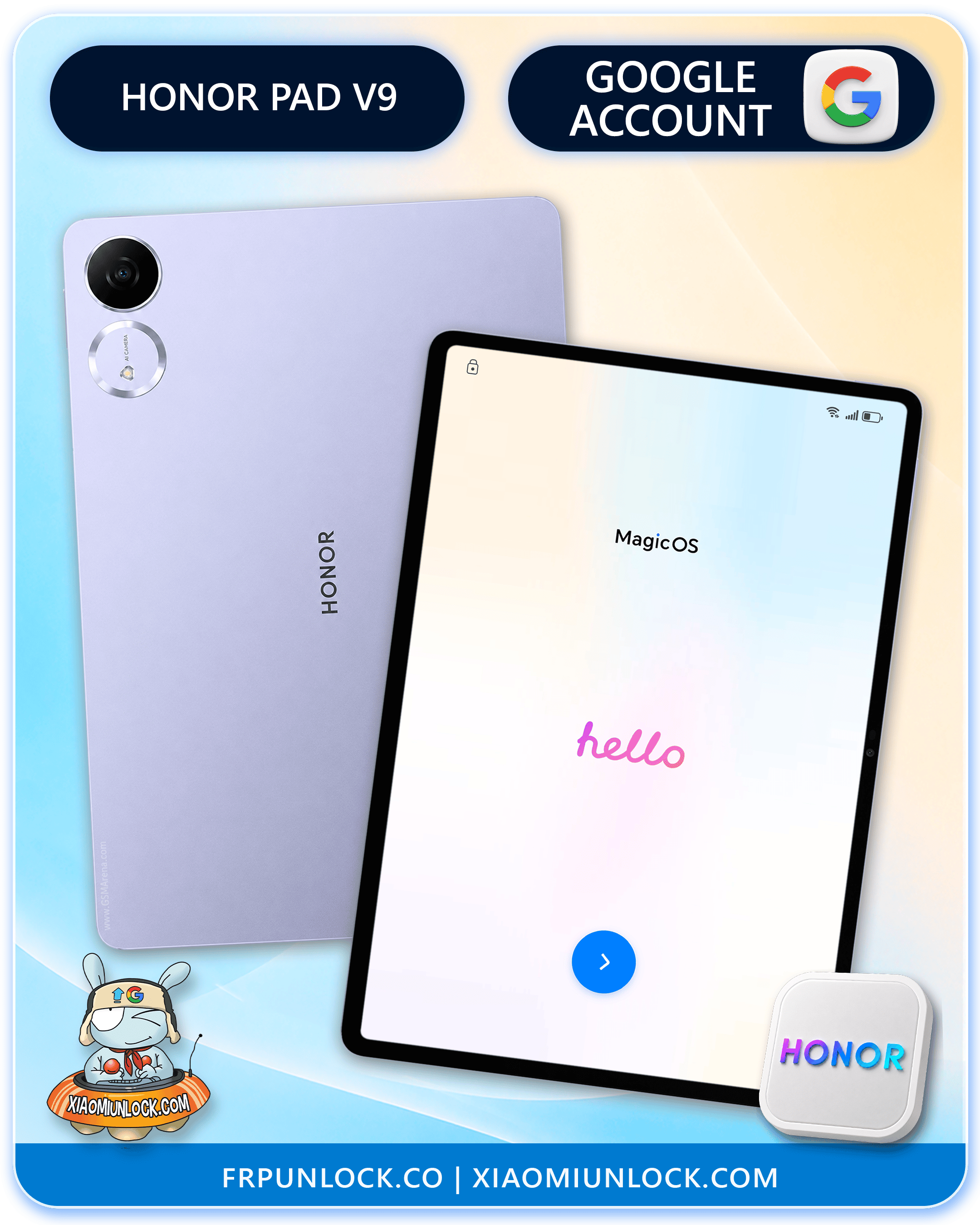 Eliminar Cuenta Google Honor Pad V9